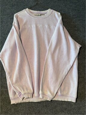 Chicka-d Ribbed Crewneck Sweatshirt Size M